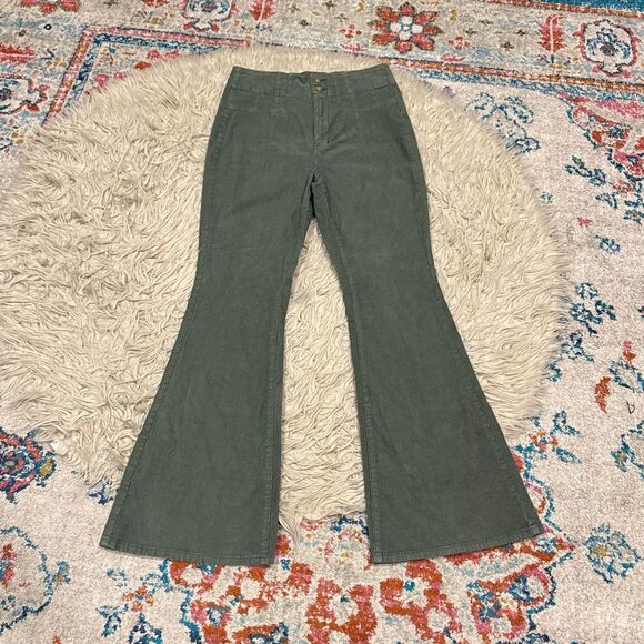 Free people we the free long corduroy flare pants size 31 - Picture 1 of 5